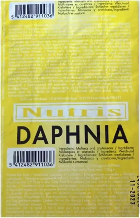 Frozen Nutris Daphnia 100g