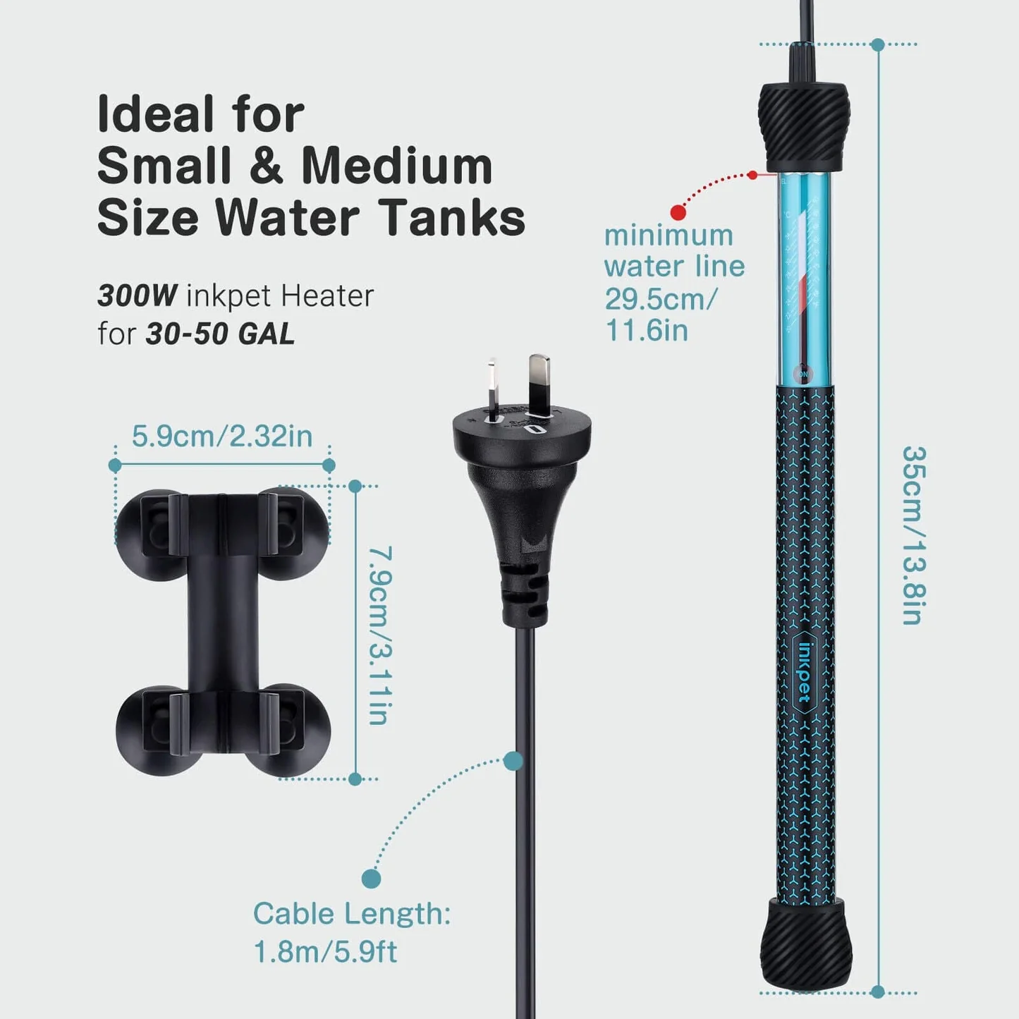 Aquarium Heater 300W KingsOfTheAquarium