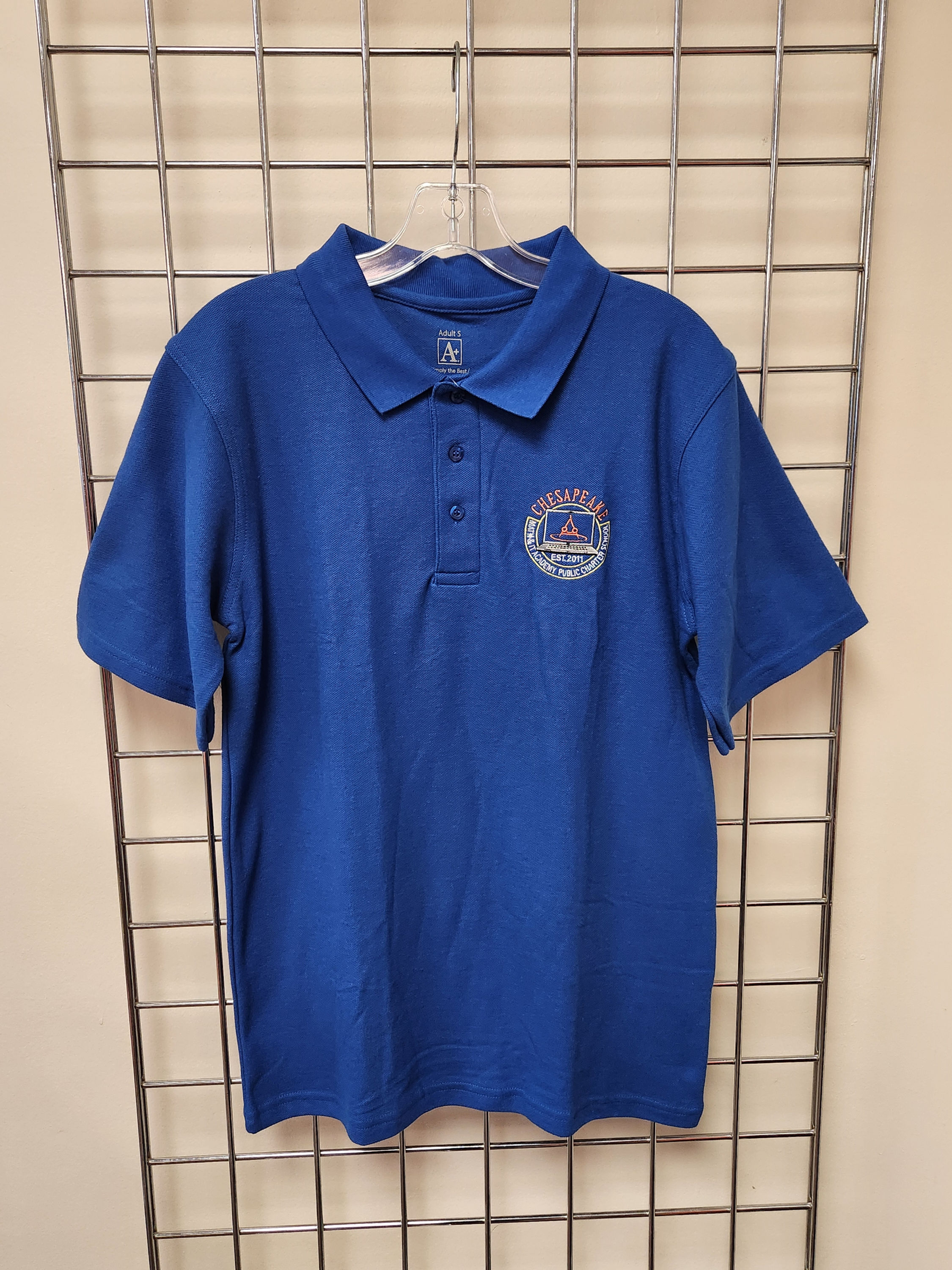 CMITN MS Adult Short Sleeve Polo Royal