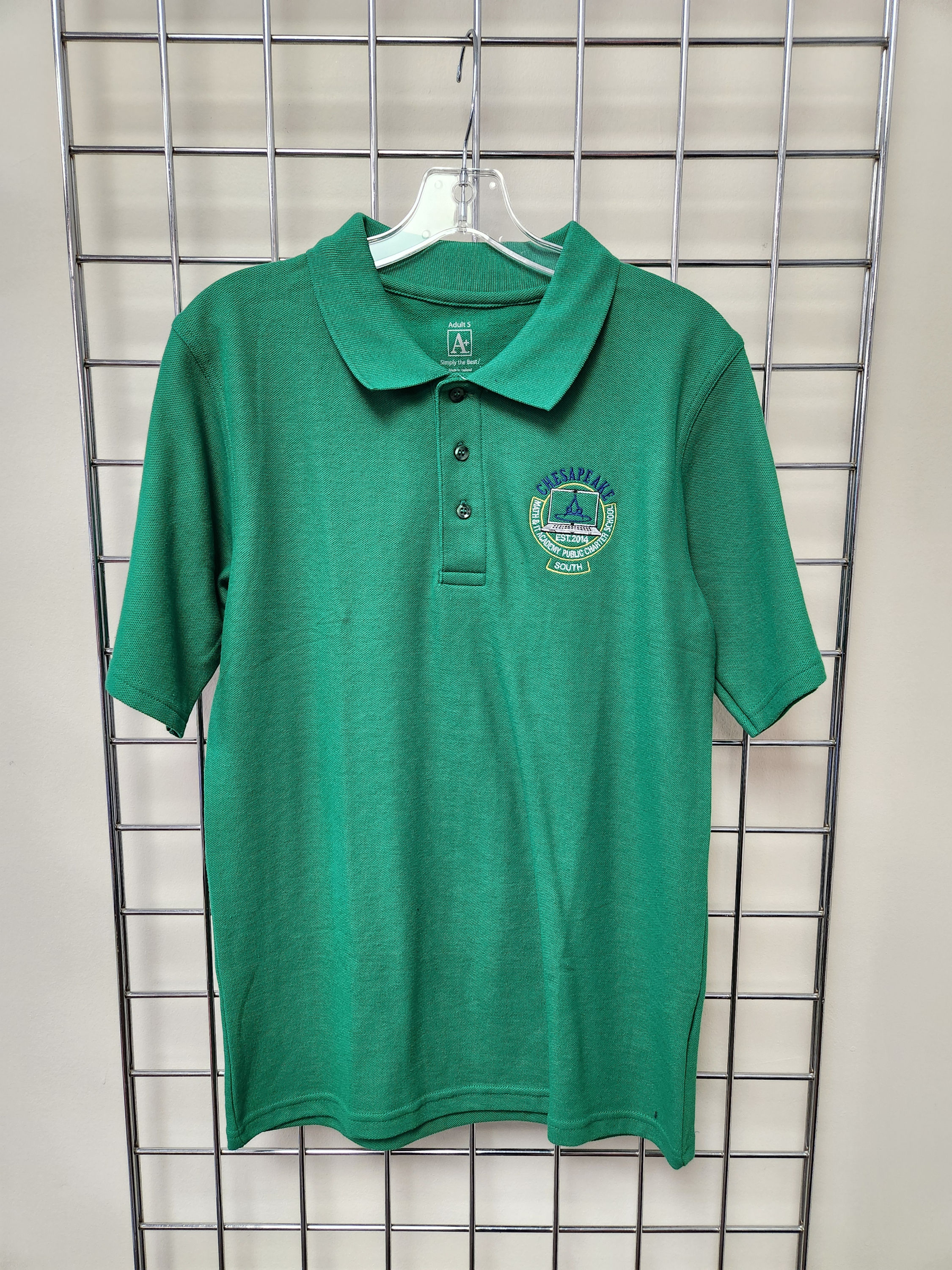 CMITS Adult short sleeve polo Kelly green