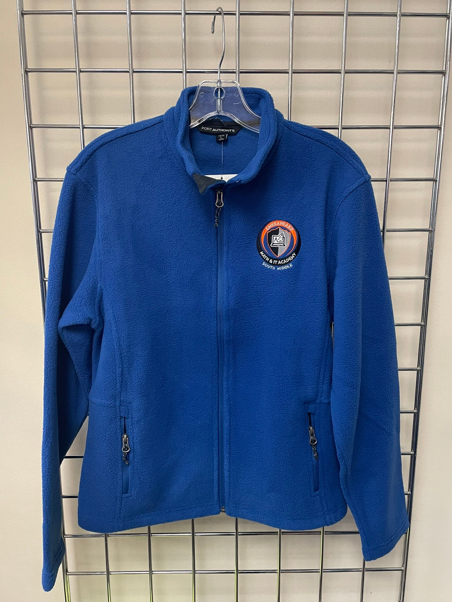 XCMITS MS Youth Fleece Jacket Royal