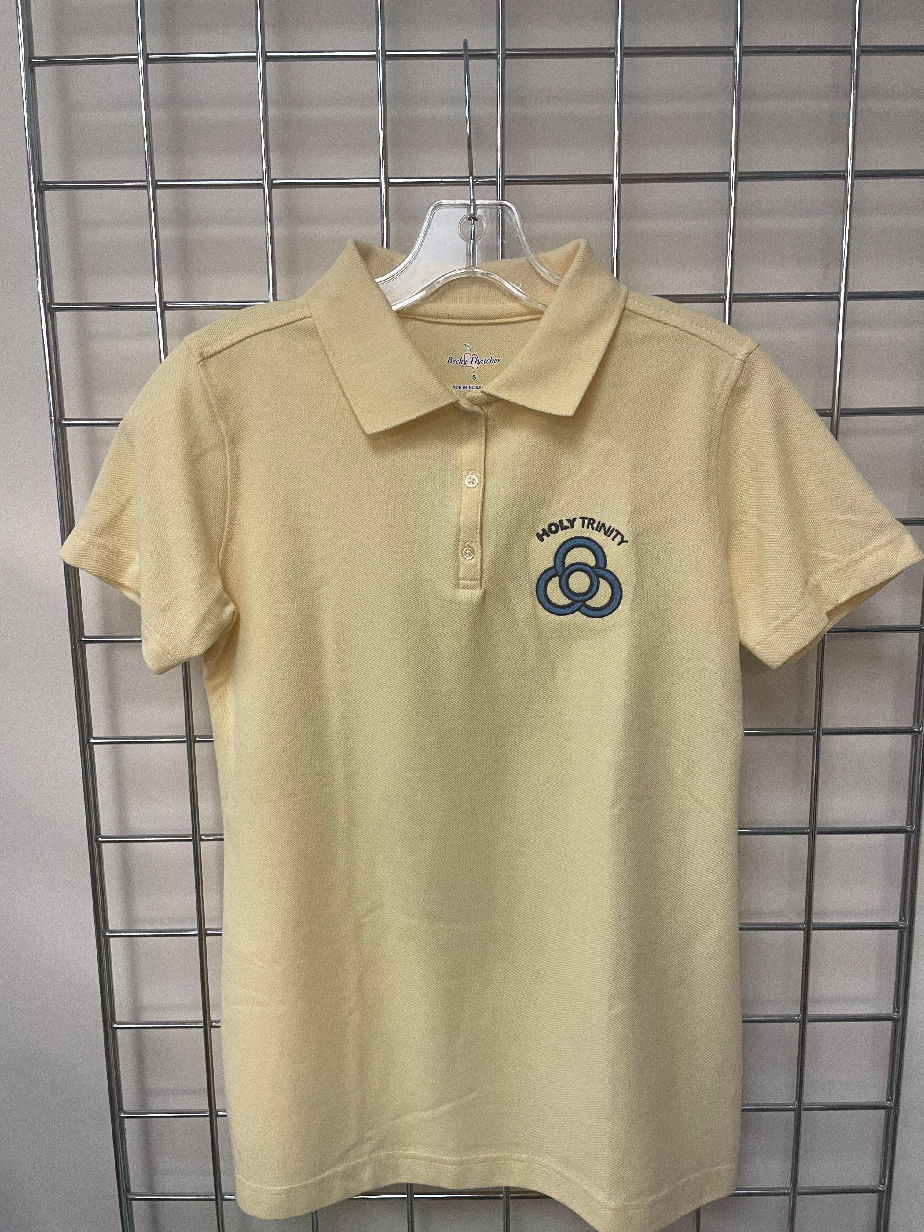 Holy Trinity Women Short Sleeve Polo Maize
