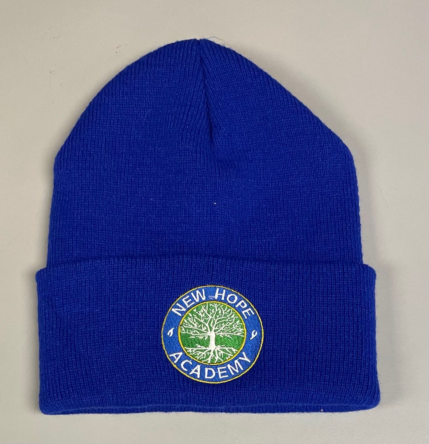 New Hope Academy Yupoong Cuffed Knit Cap Royal