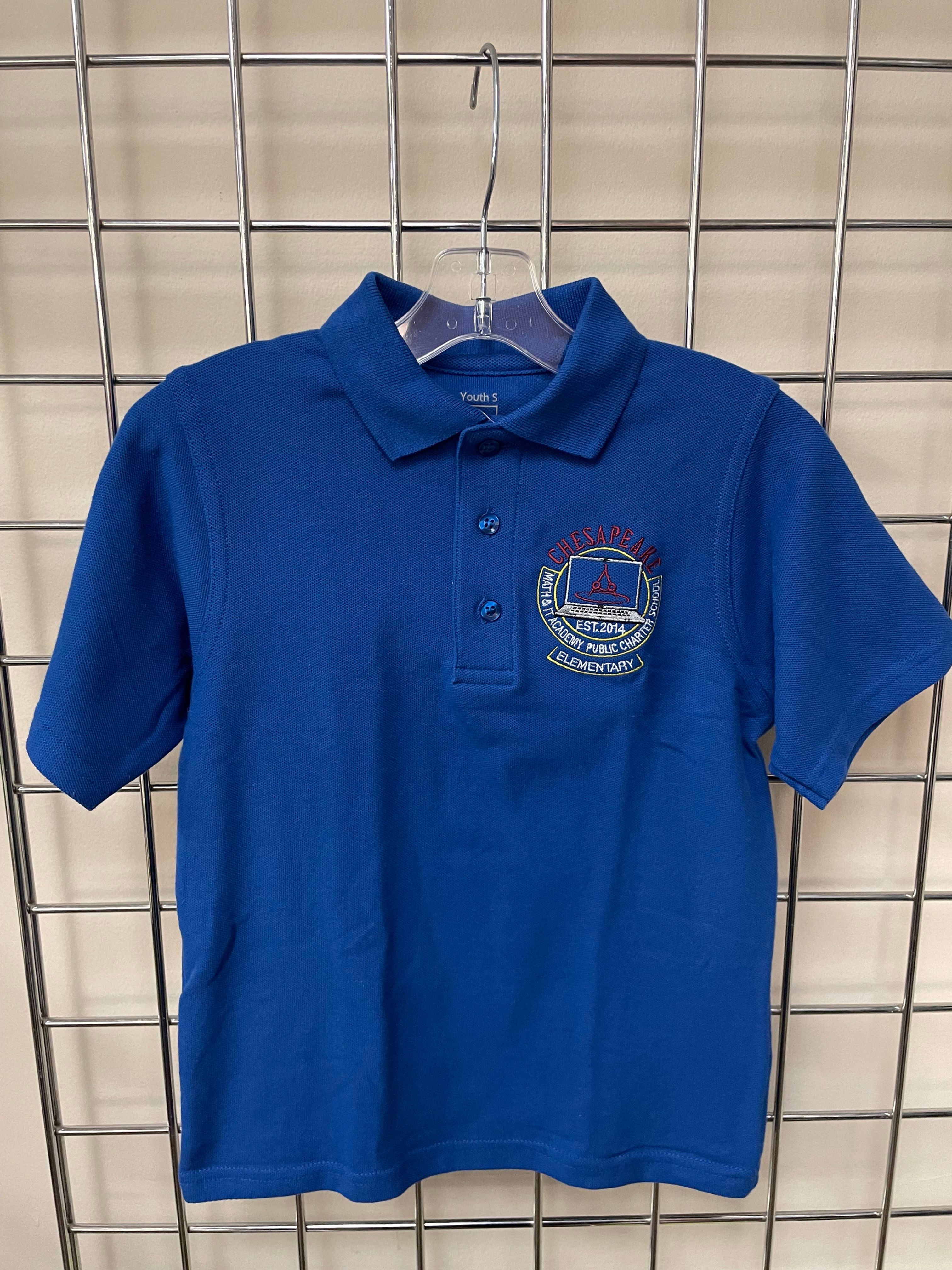 CMITE SAI Youth Short Sleeve Polo Shirt Royal