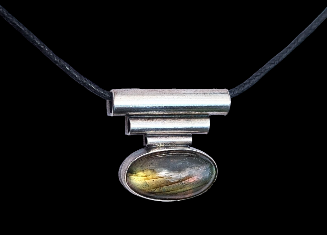 Labradorite in sterling silver.