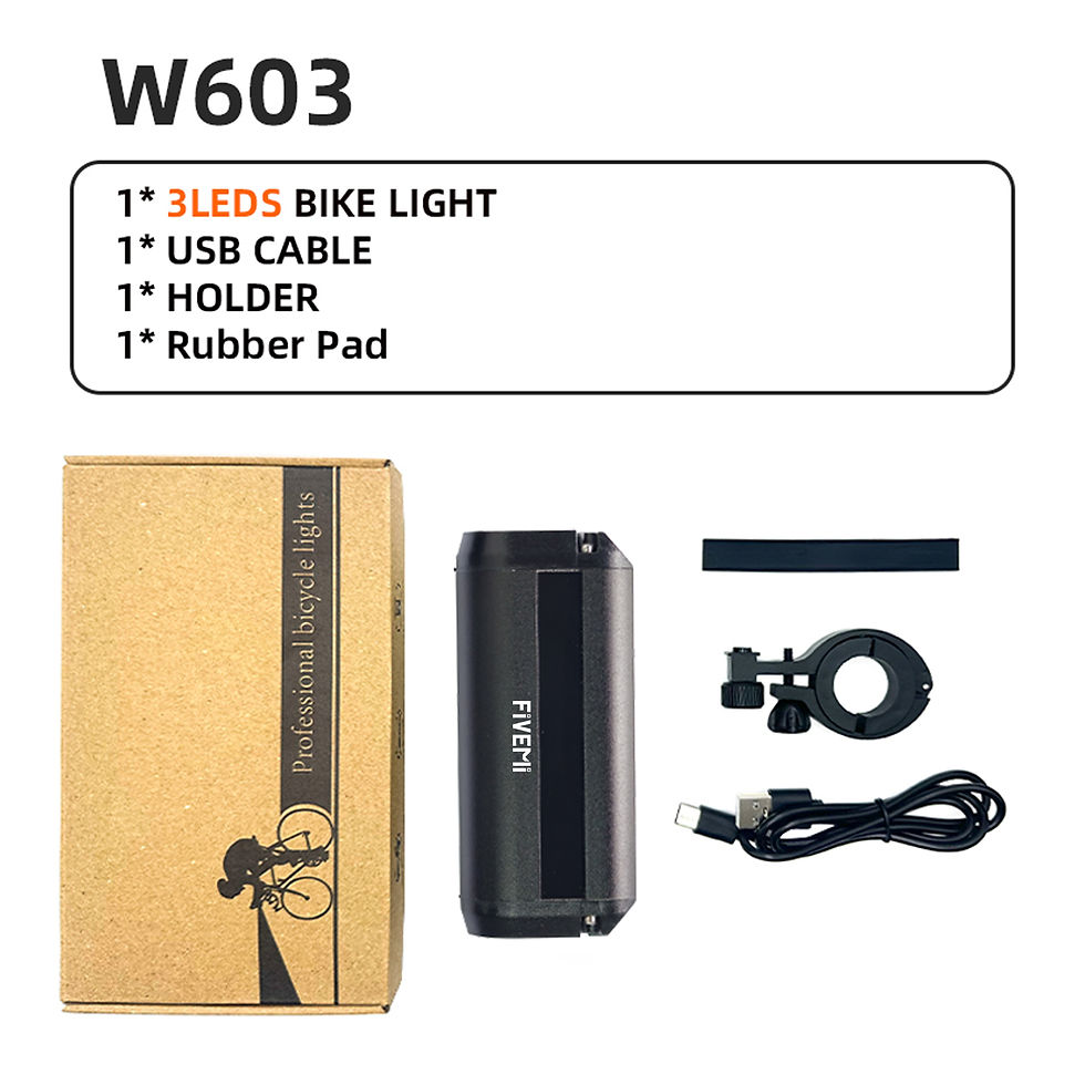 Thumbnail: BeamPro X6000 rechargeable ultra-bright bicycle headlight with 10000mAh battery, USB-C charging, waterproof aluminum body, an