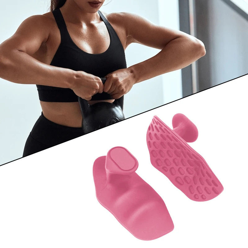 Thumbnail: Silicone palm fitness gloves for pull-ups, kettlebells, and gym workouts