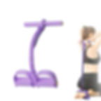 6-tube resistance band with ergonomic foam handles and foot pedals for full-body home workouts Portable resistance trainer w