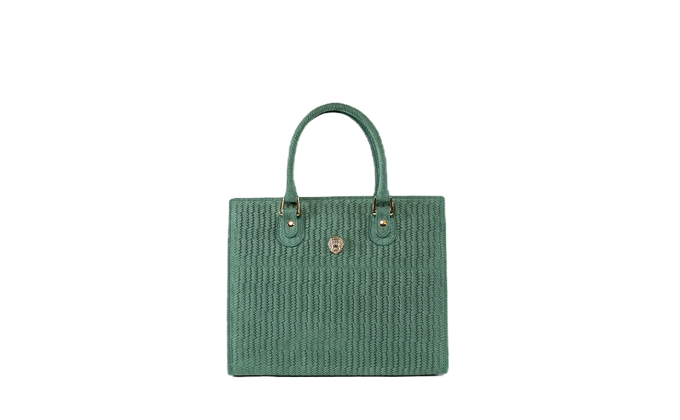 Thumbnail: Leone Tote Interlaced Suede