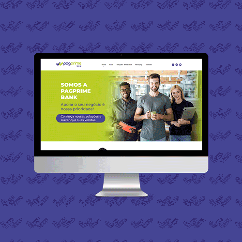 Pagprime Bank - Layout de site