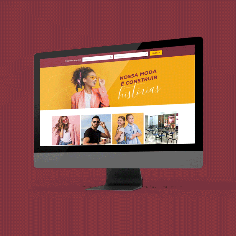 Prime modas - Site institucional