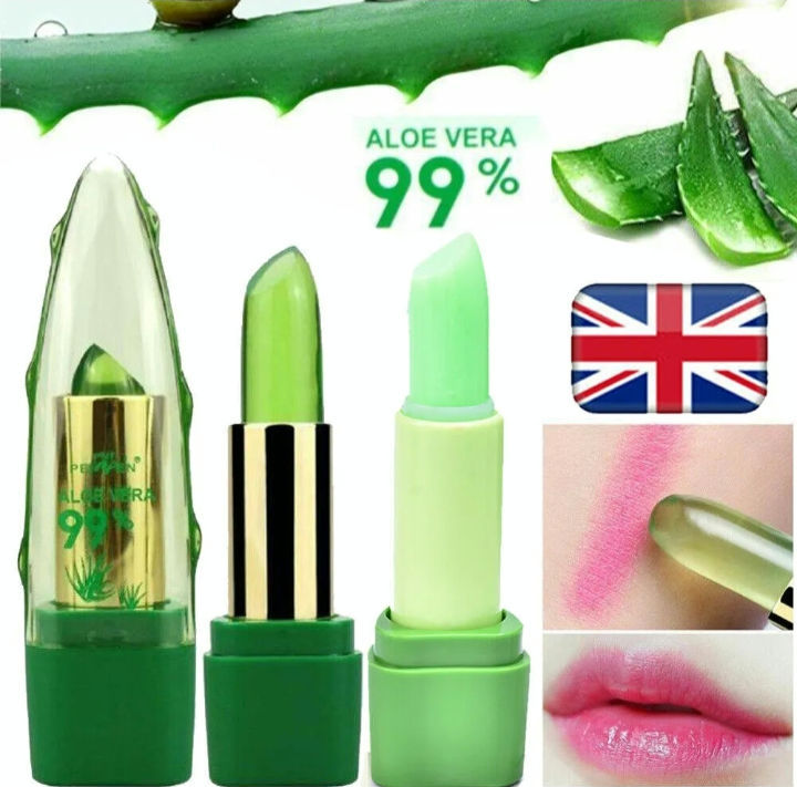 Aloe Vera Lippenstift Lippenbalsam Farbe Stimmungswechsel aus Deutschland 7€