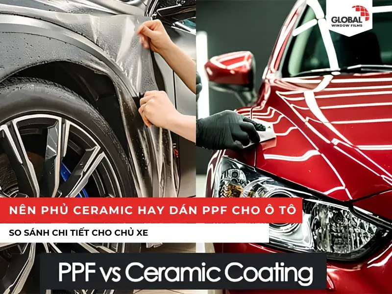 Nên Phủ Ceramic Hay Dán PPF Bảo Vệ Sơn Ô Tô | So Sánh Chi Tiết Cho Chủ Xe