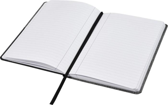 Thumbnail: MARKSMAN MERA A5 RPET NOTEBOOK WITH FRONT POCKET
