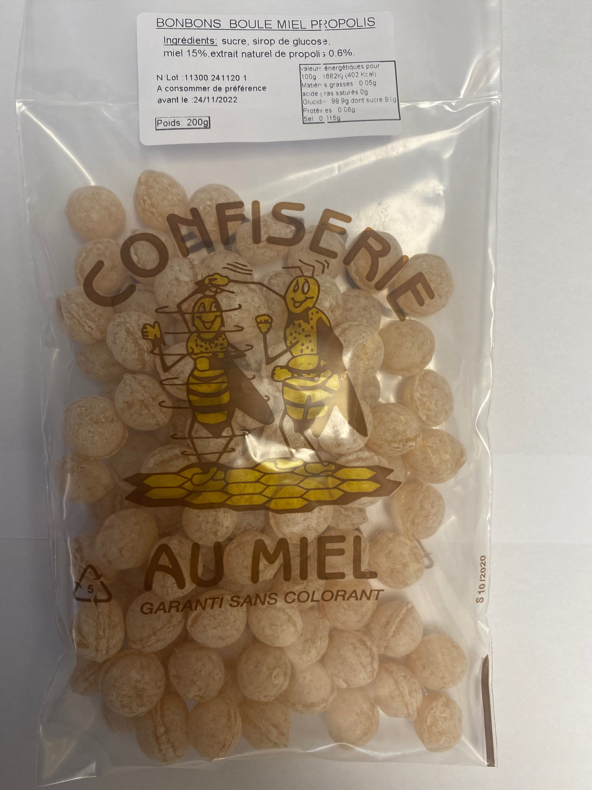 Bonbons miel & propolis (200g)