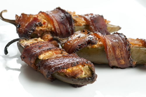 Arranged Food and Objects