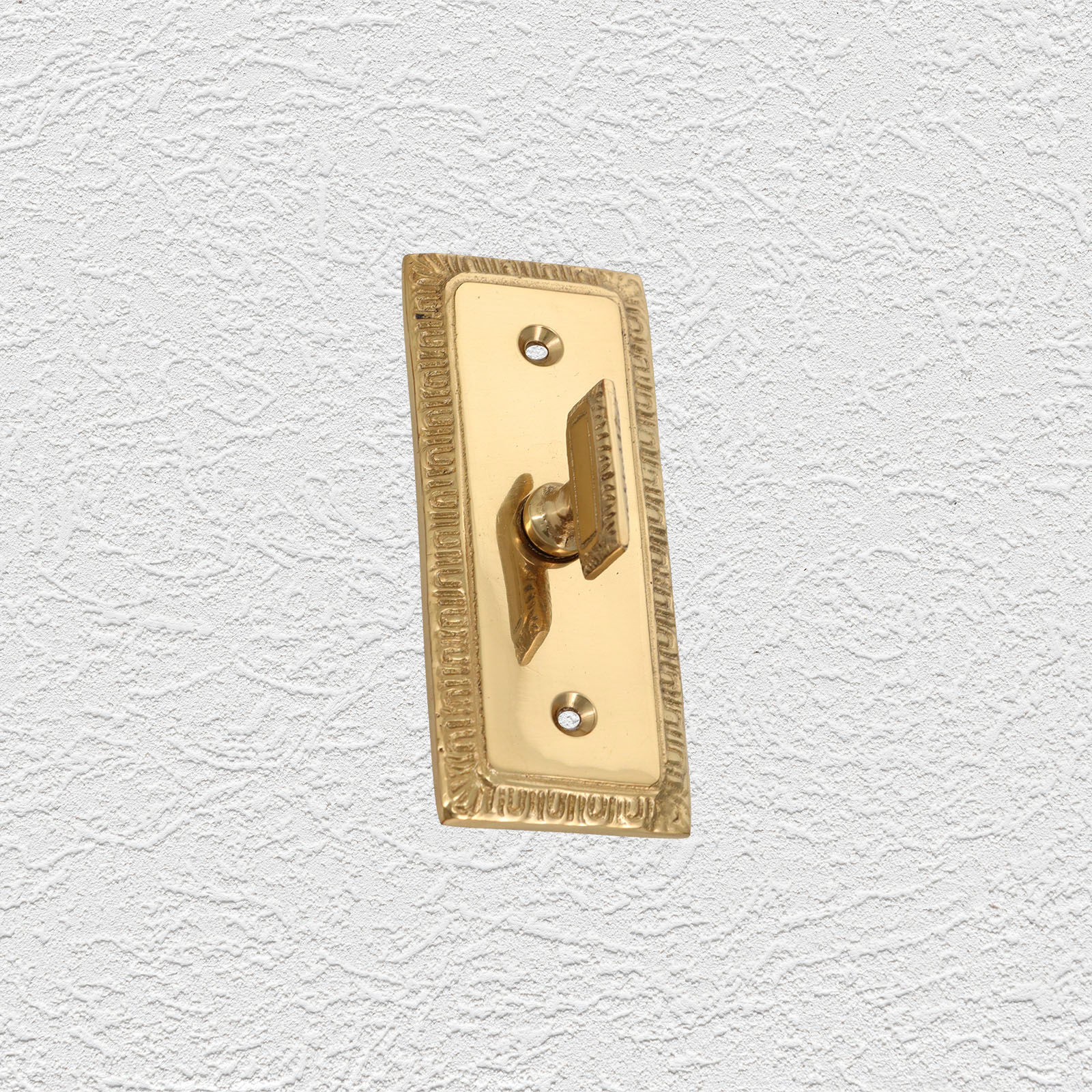 Domino Brass - 9402 Ornate Edge Door Bell Key H100xW43mm