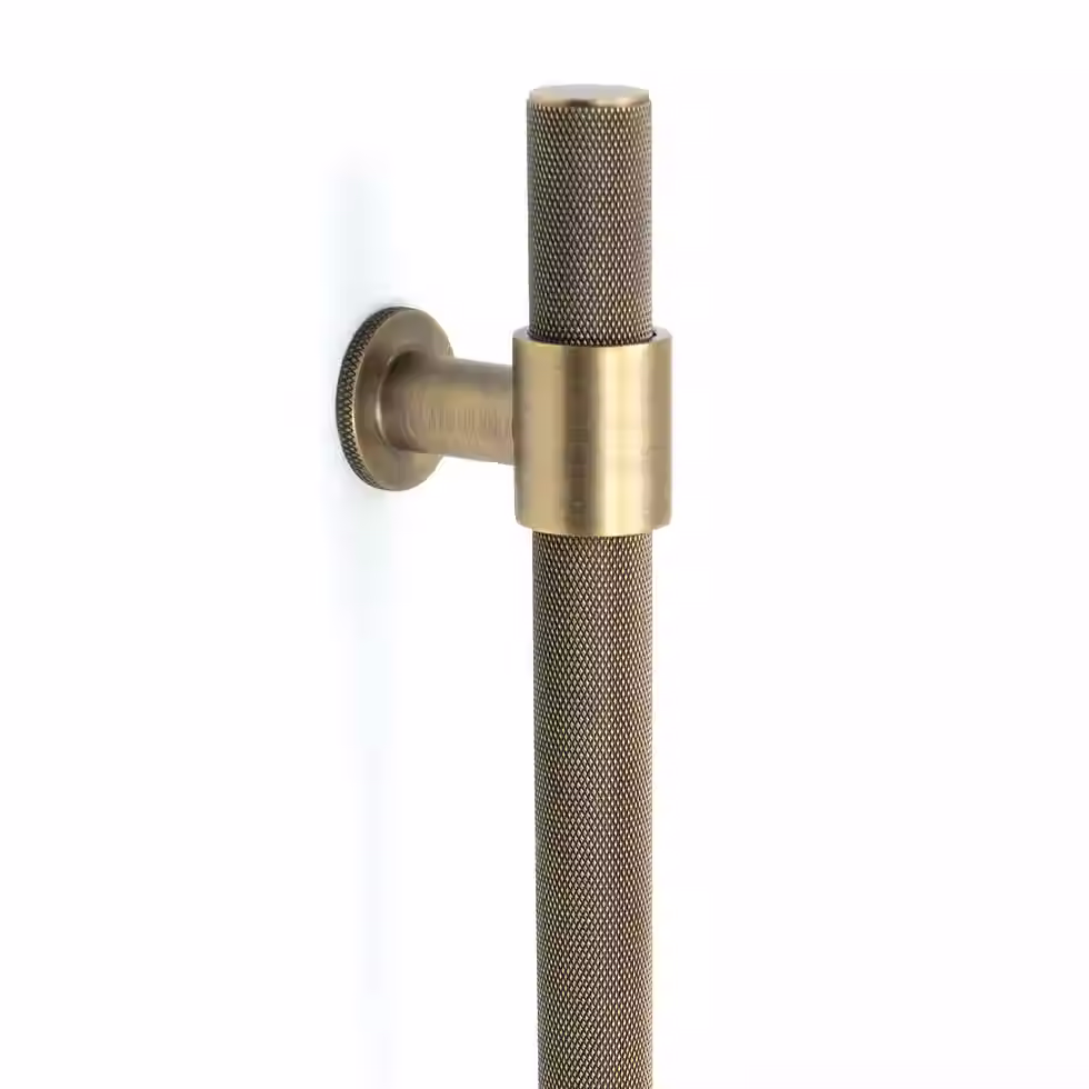 Thumbnail: Momo Handles - Belgravia Knurled Entrance Door Pull Handle L600mm