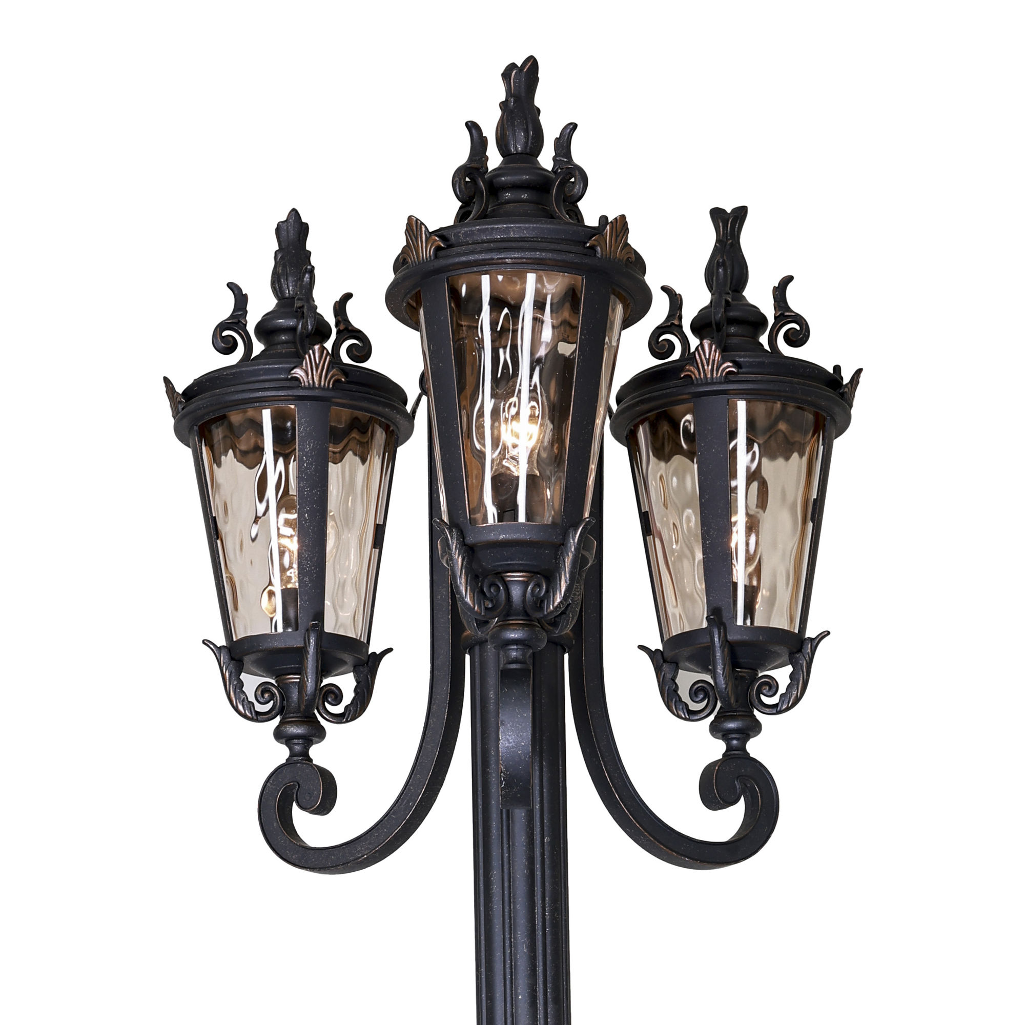 Lighting Inspirations - Albany 3 Head External Post Light