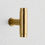 Thumbnail: Domino Brass - 9951 Smooth Cupboard 'T' Knob Pull W45mm