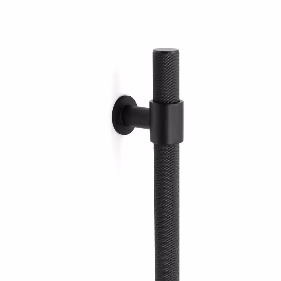 Thumbnail: Momo Handles - Belgravia Knurled Regular Door Pull Handle L520mm