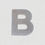 Thumbnail: Domino Brass - 433 Series Alphabet House Letter B (3 Sizes)
