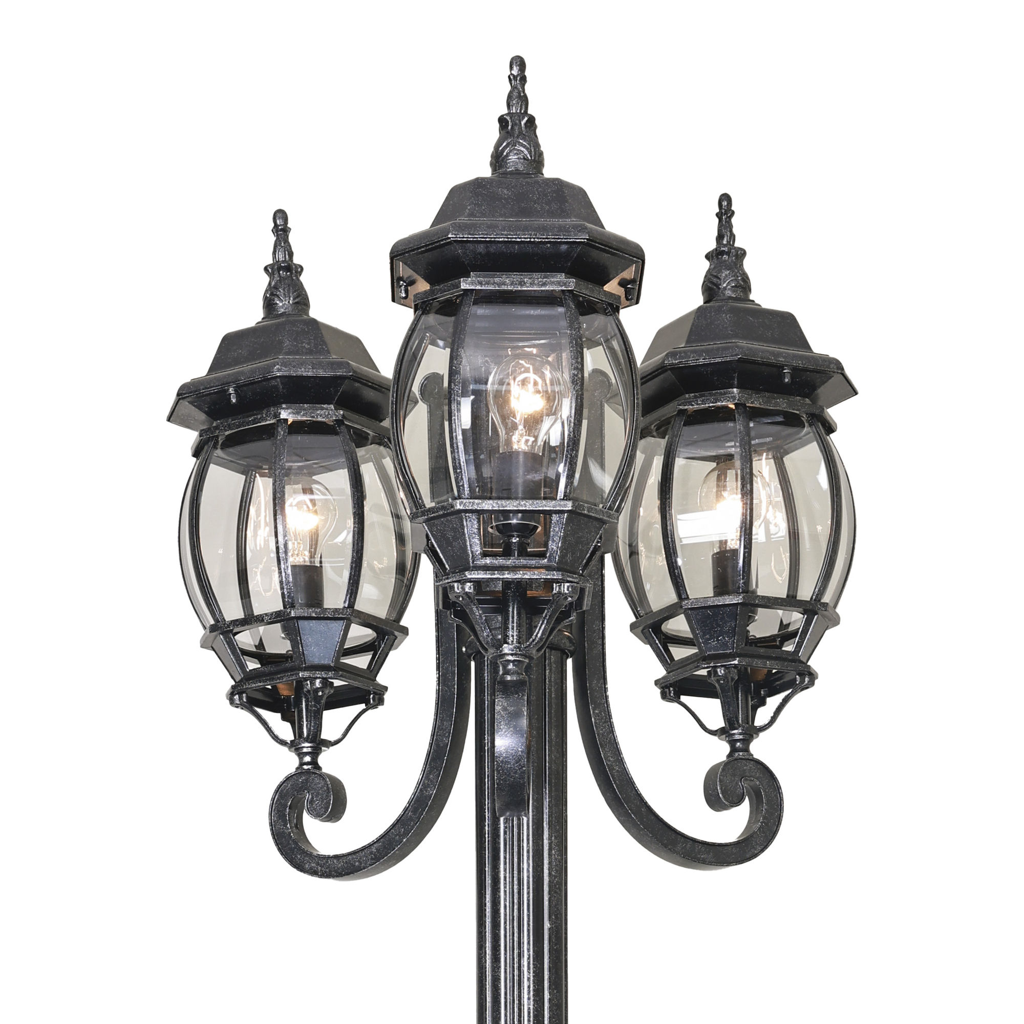 Lighting Inspirations - Flinders 3 Head External Post Light