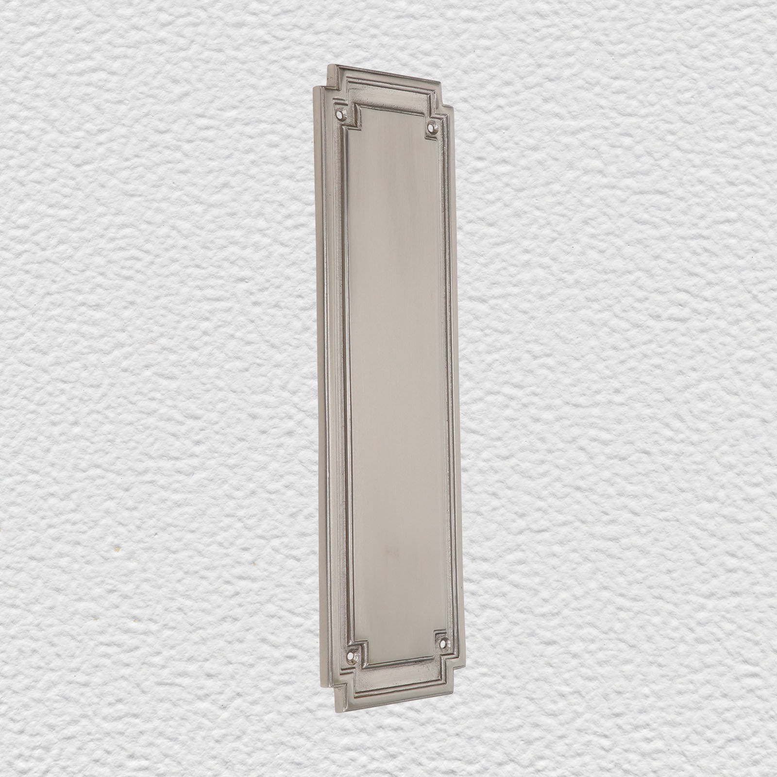 Domino Brass - 2185 Squared Push Plate (2 Sizes)