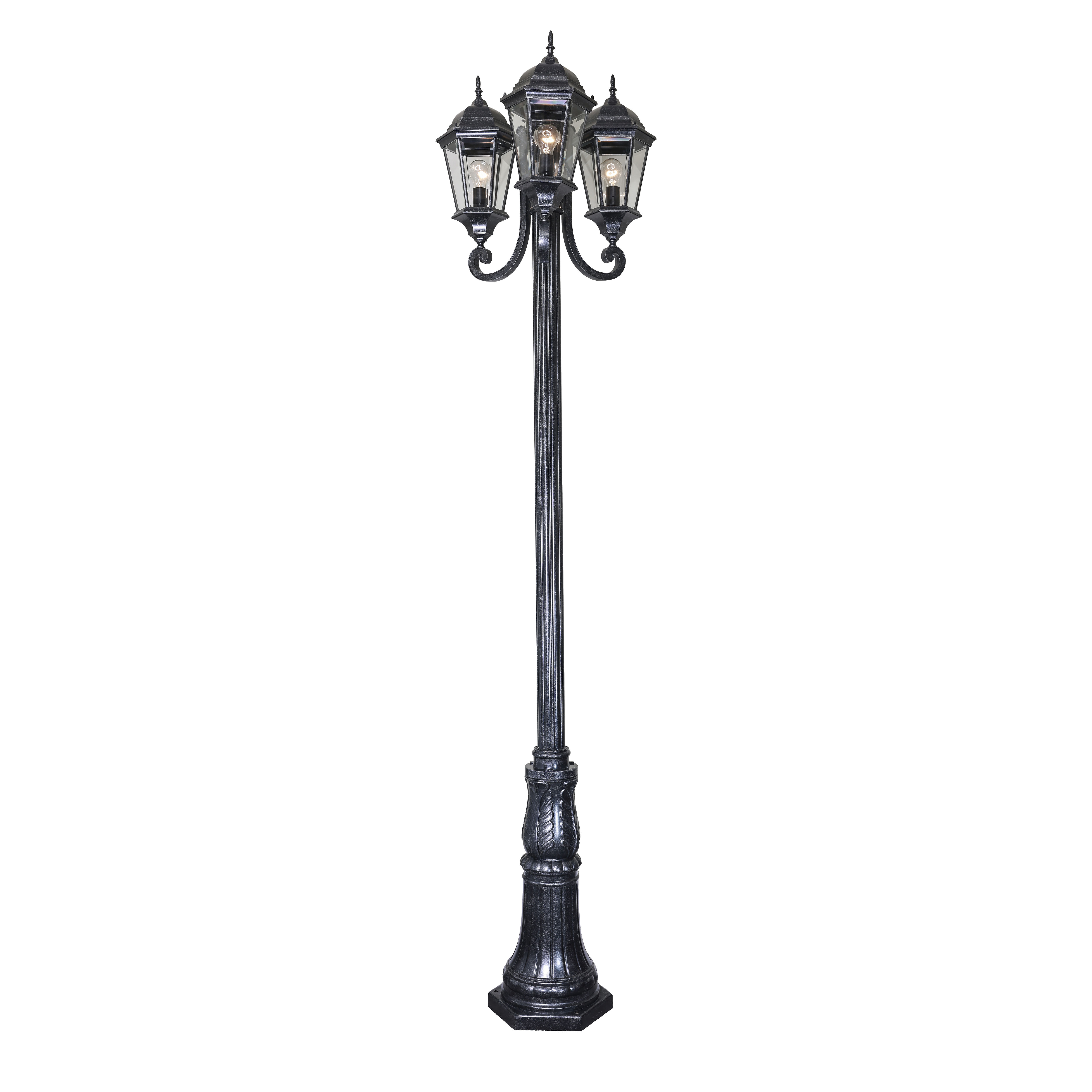 Lighting Inspirations - Junction 3 Head External Post Light