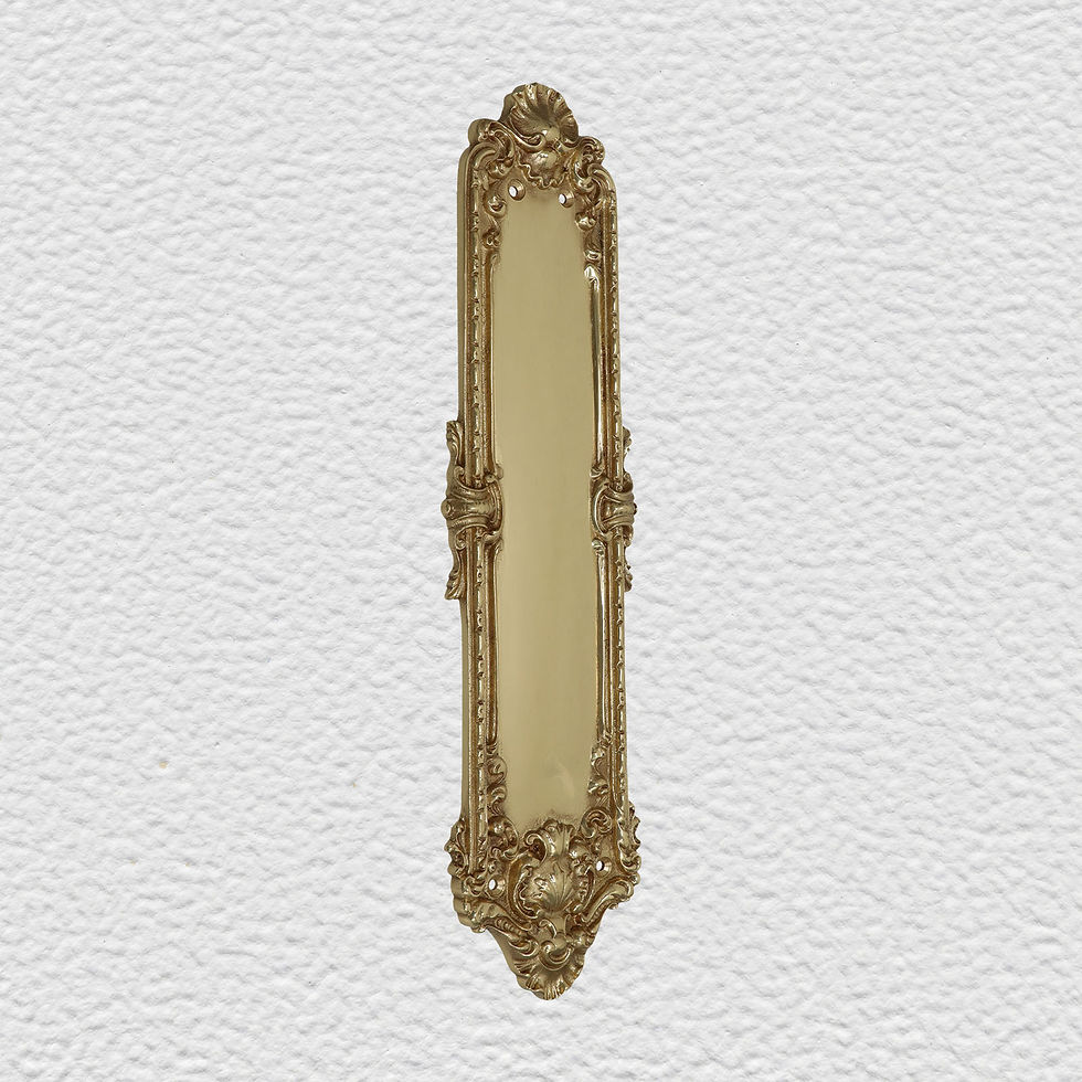 Thumbnail: Domino Brass - 1000 Decorative Push Plate H332xW88mm