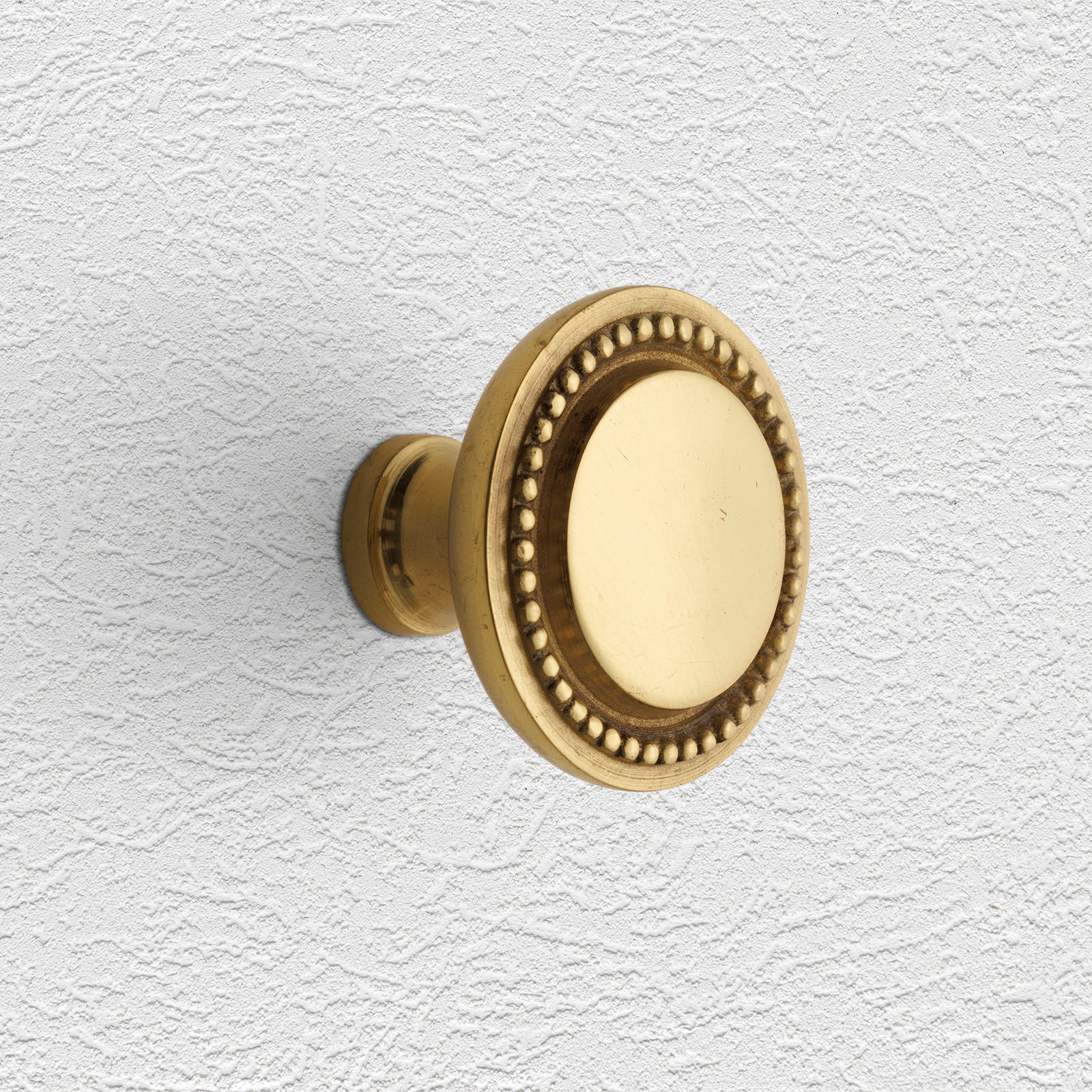 Domino Brass - 2073 Georgian Dot Rope Cupboard Knob D38mm