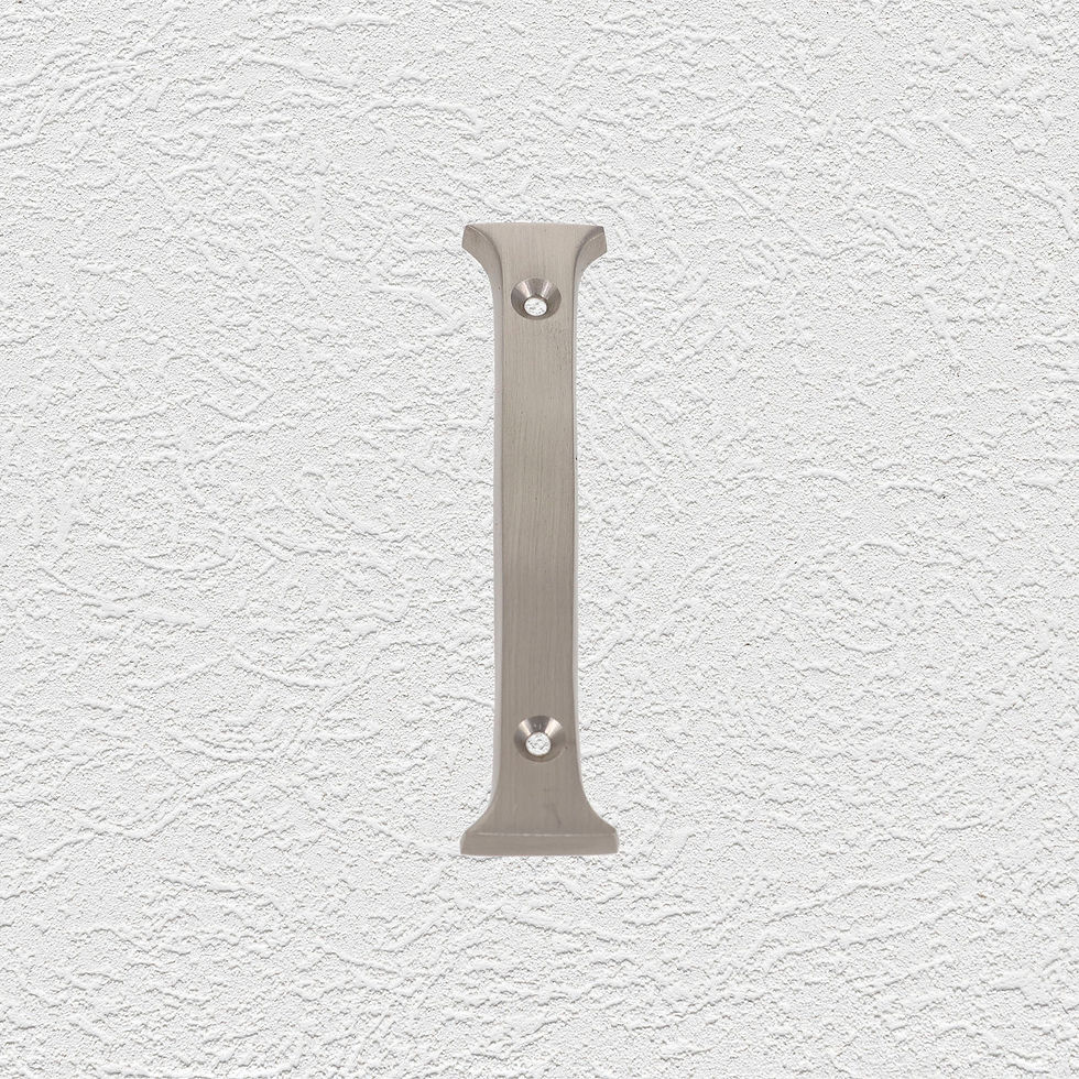Thumbnail: Domino Brass - 932 Series Alphabet Letter I (5 Sizes)