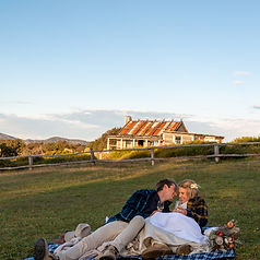 WILD LOVE ELOPEMENT KISSING COUPLE at Craig's Hut, Mt Bulla, Victoria