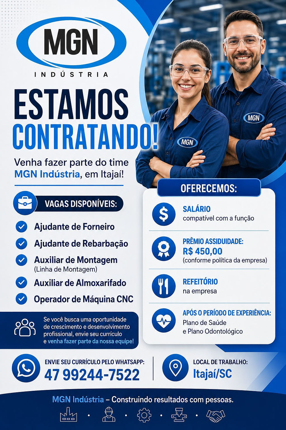 Vagas - Empresa MGN