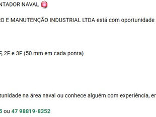 Vagas - Empresa AJ Montagem Reparo e Manutenção Industrial