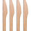 Thumbnail: 500 x Disposable Knives Wooden Cutlery for Catering Weddings Birthday Parties
