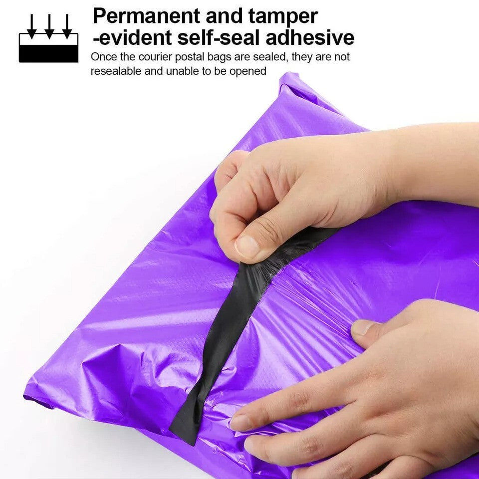 Thumbnail: 60 x Purple Mixed Size Mailing Bag 6.5x9, 9x12, 10x14, 12x16 (15pcs Each Size)