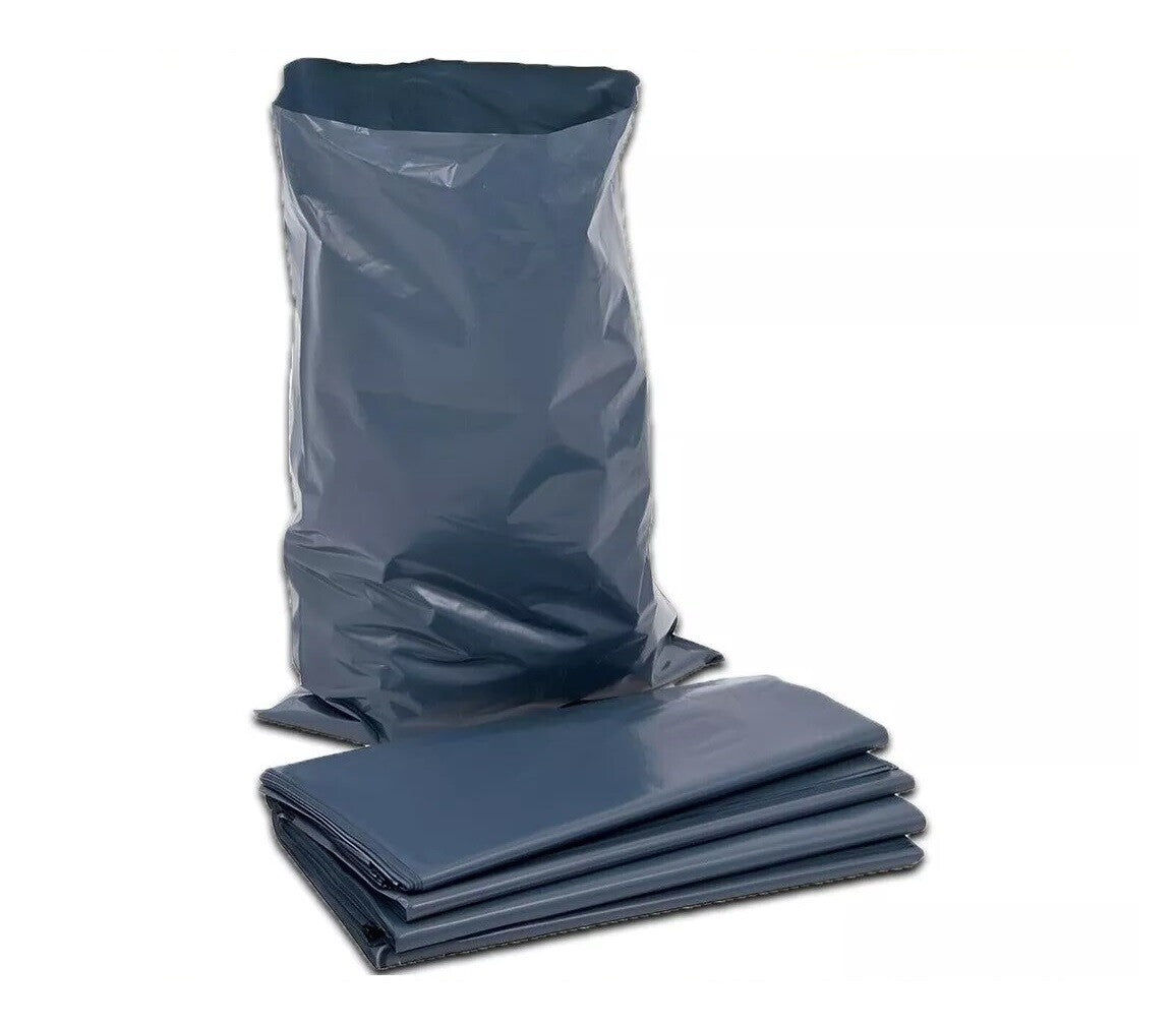 Rubble Sacks 20" x 30" 400Gauge Grey Strong Builder Bags for Construction Waste