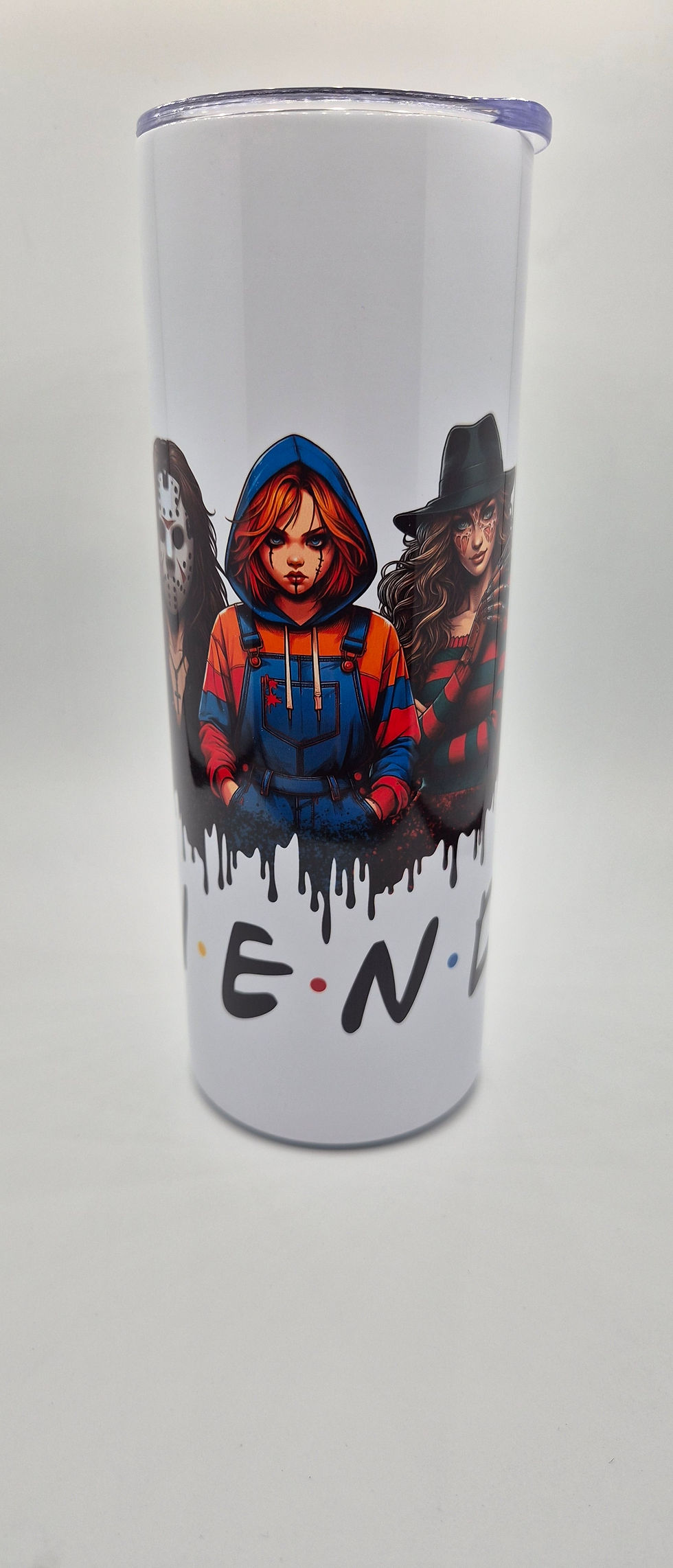 Thumbnail:  Halloween Lady villian Friends 20oz tumbler 