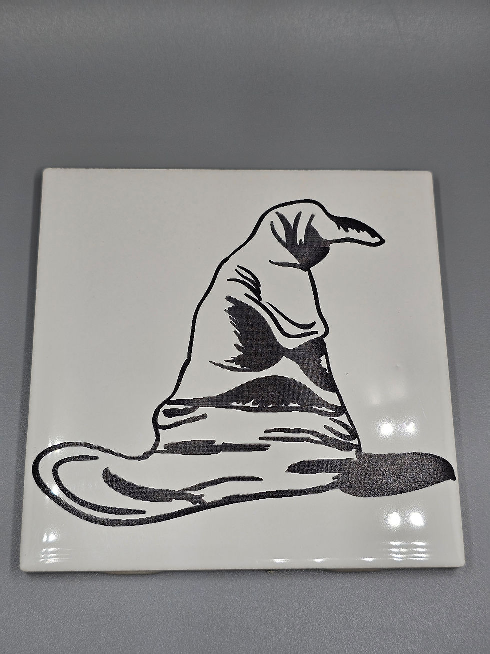 Thumbnail: Sorting Hat Art Tile coaster