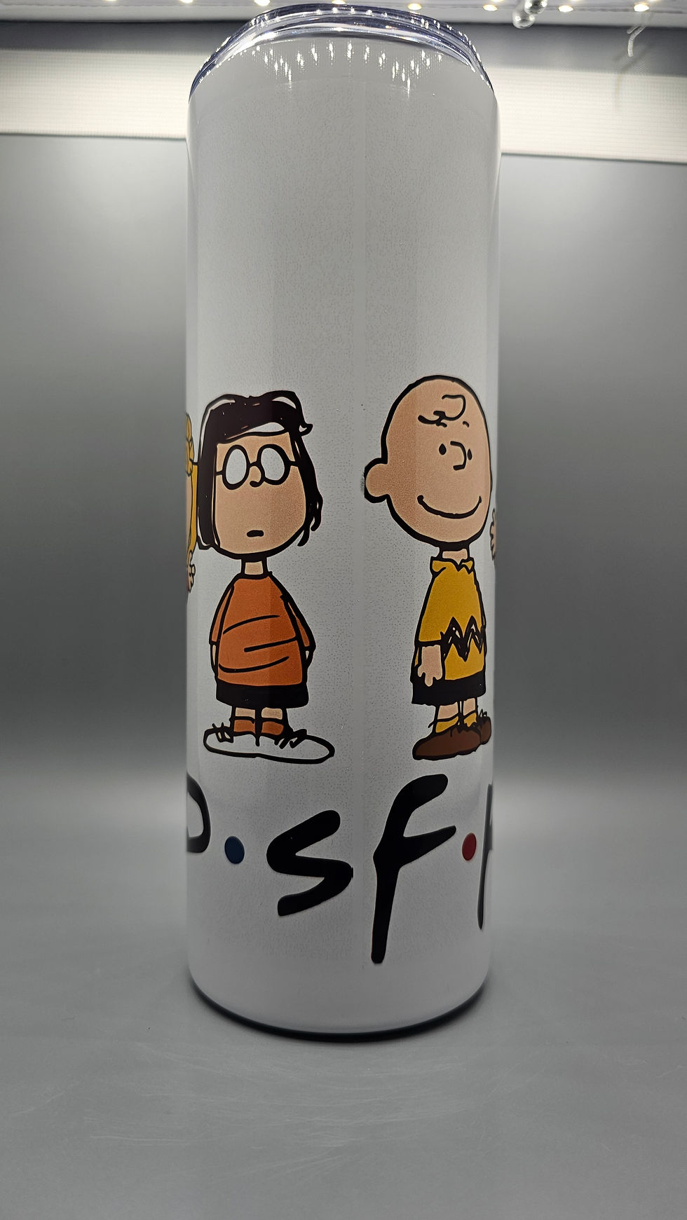 Thumbnail: Cartoon  friends skinny tumbler