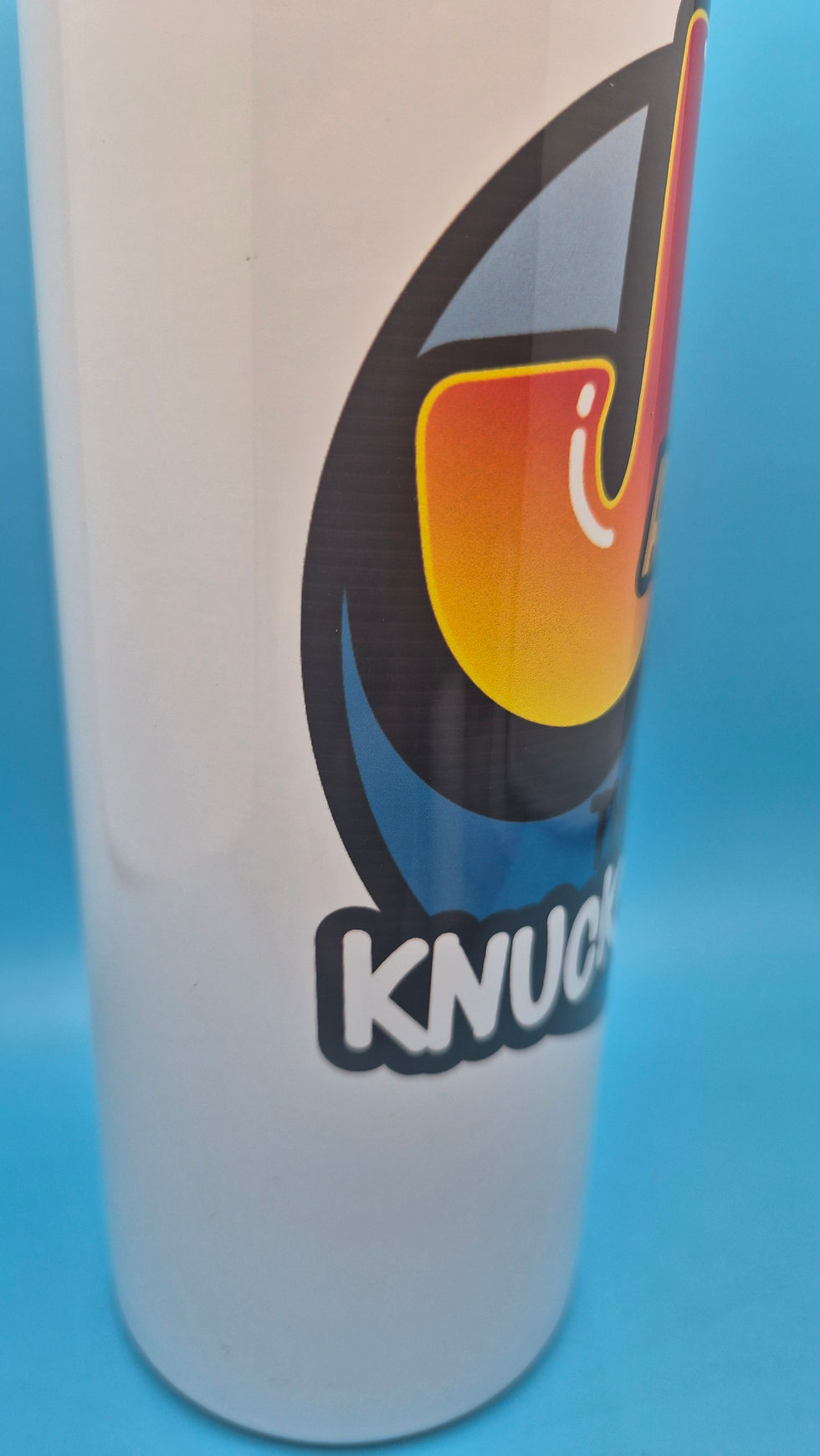 Thumbnail: J & D The Knuckleheads logo skinny tumbler