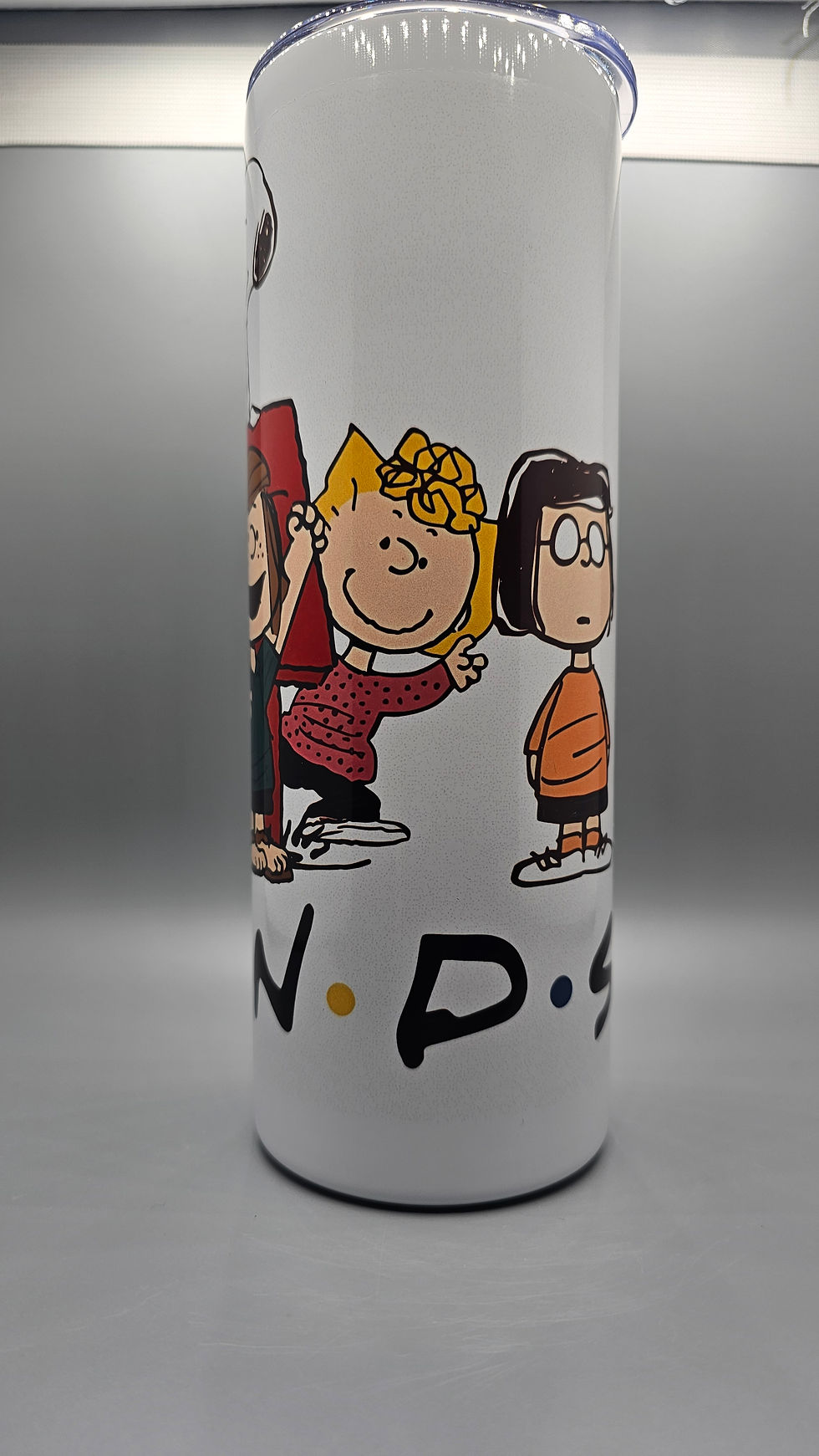 Thumbnail: Cartoon  friends skinny tumbler