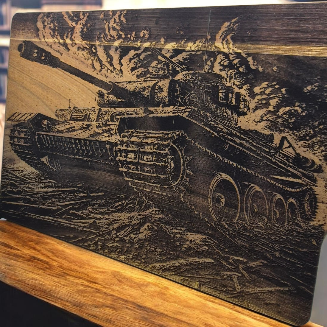 Military Tank cutting board 