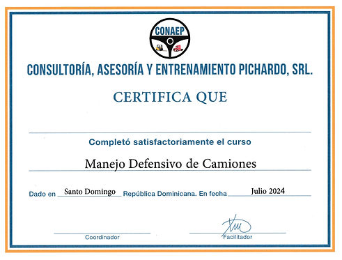 Curspo manejo defensivo de camiones