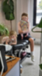 children enjoying chiropractic