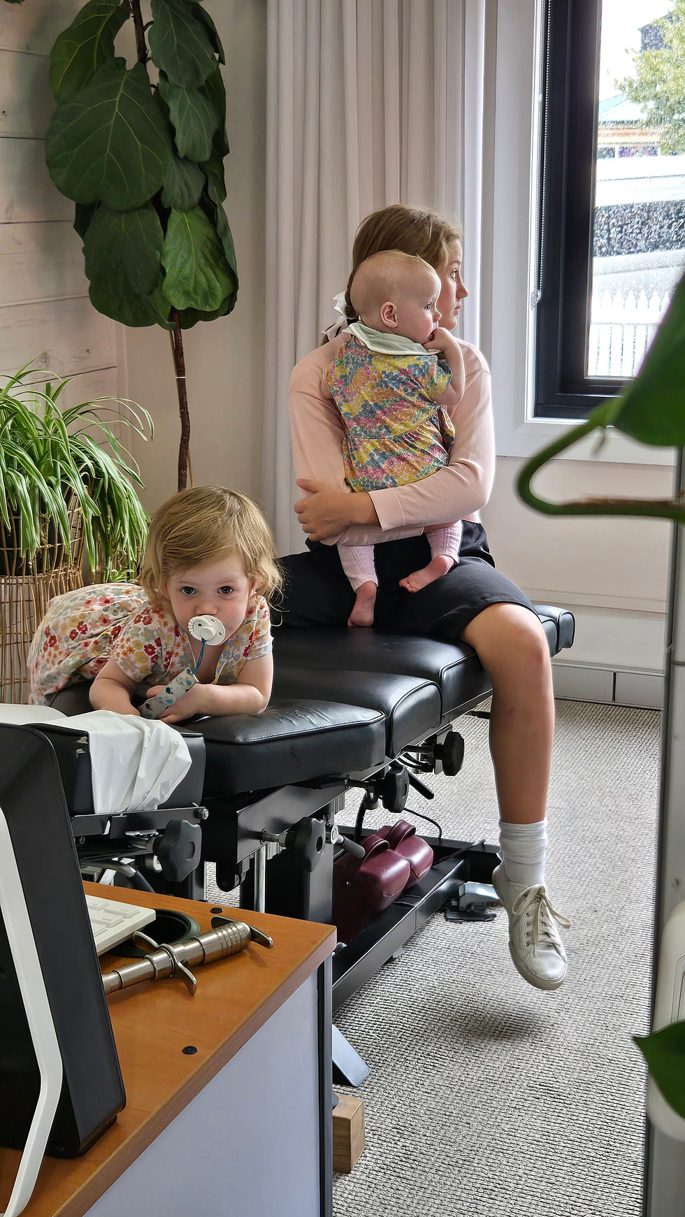 children enjoying chiropractic 