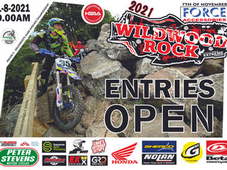 2021 Force Accessories Wildwood Rock Extreme Enduro NEWS - ENTRIES OPEN 1.8.2021