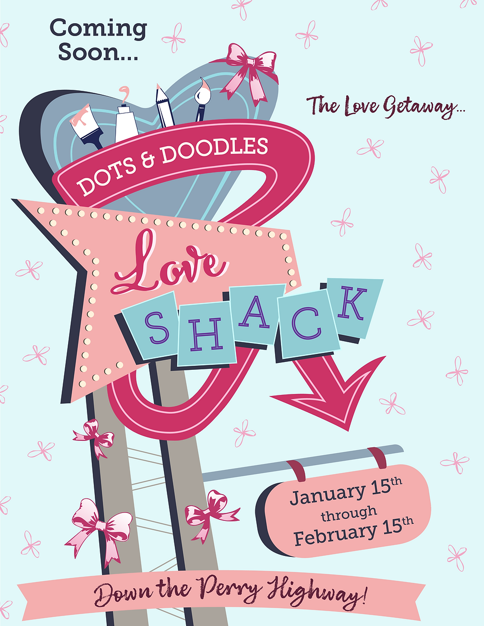 Adult Galentine's Day Paint pARTy at the Love Shack
