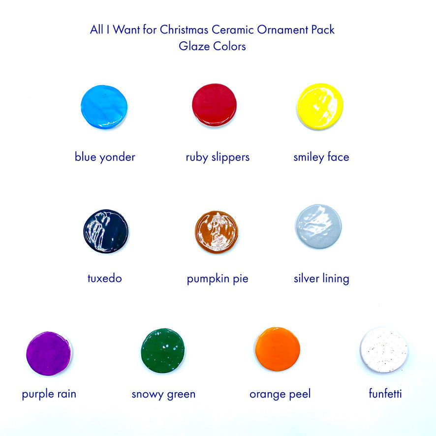 Thumbnail: All I Want for Christmas Ceramic Ornament Pack